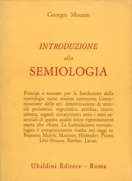Introduzione alla semiologia.