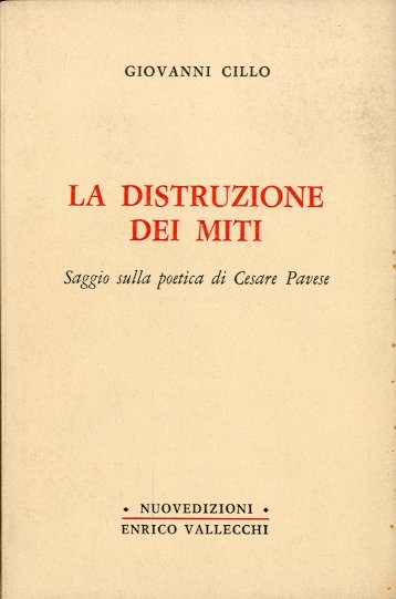 La distruzione dei miti.