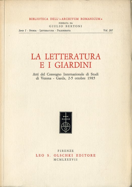 La letteratura e i giardini.