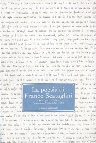 La poesia di Franco Scataglini.