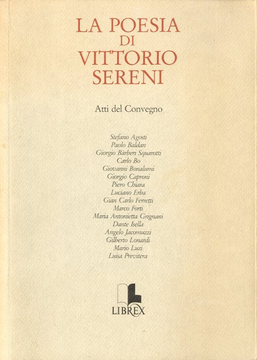 La poesia di Vittorio Sereni.