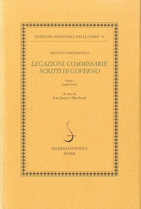 Legazioni. Commissarie. Scritti di governo.