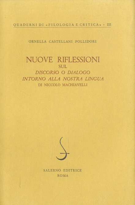 Nuove riflessioni sul "Discorso o dialogo intorno alla nostra lingua" …