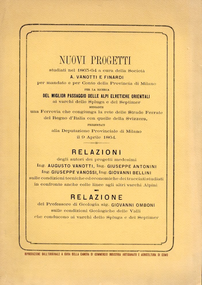 Nuovi progetti per la ferrovia delle alpi elvetiche orientali. | Immagine principale