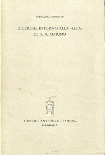 Ricerche intorno alla 'Lira' di G.B. Marino.