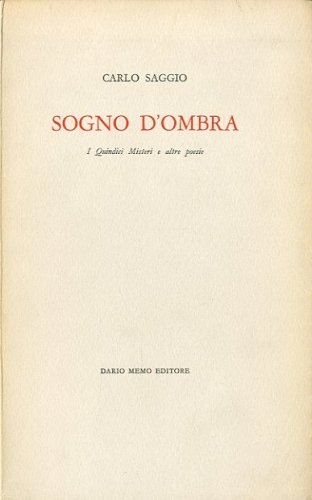 Sogno d'ombra.