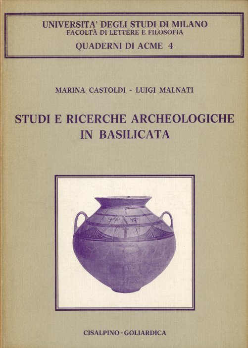 Studi e ricerche archeologiche in Basilicata.