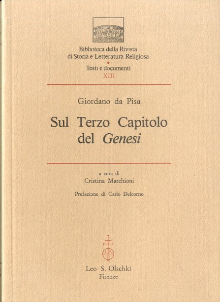 Sul Terzo Capitolo del Genesi.