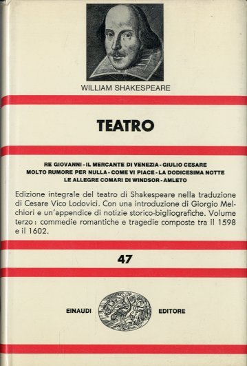 Teatro. Re Giovanni - Il mercante di Venezia - Giulio …