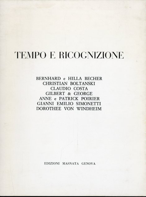Tempo e ricognizione. | Immagine principale