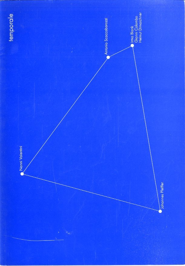 Temporale. Irma Blank - Gianni Colombo - Helmut Dirnaichner - … | Immagine principale