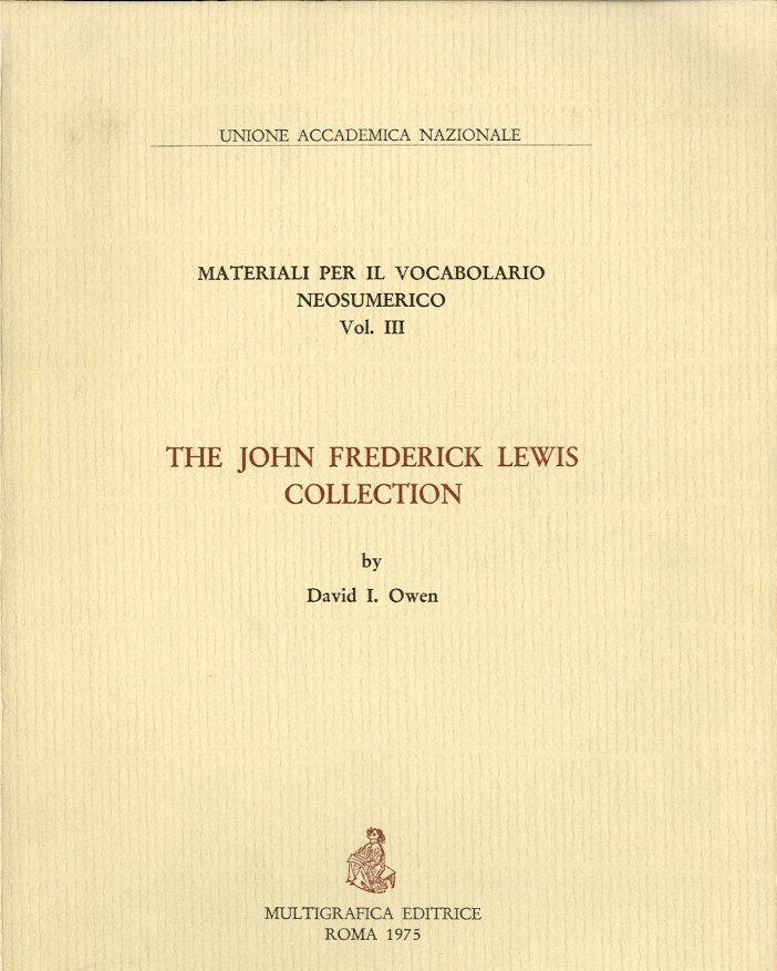 The John Frederick Lewis collection.