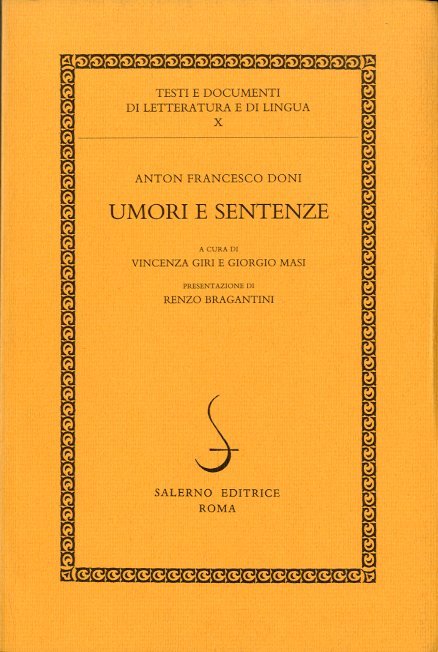 Umori e sentenze.