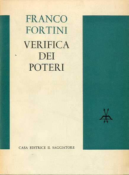 Verifica dei poteri.