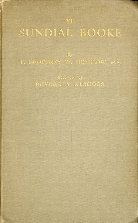 Ye Sundial Booke.