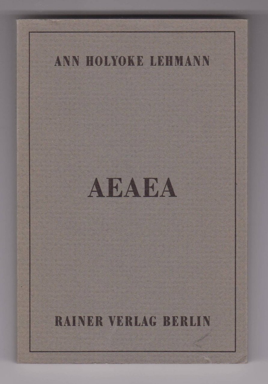 AEAEA. (Signiert!).