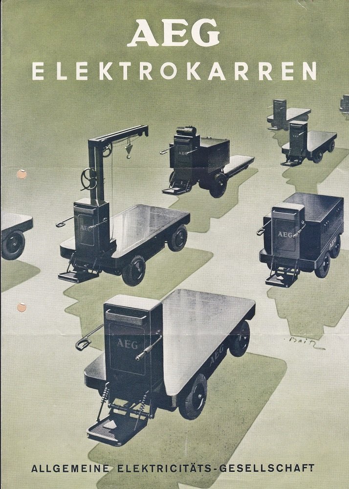 AEG Elektrokarren.