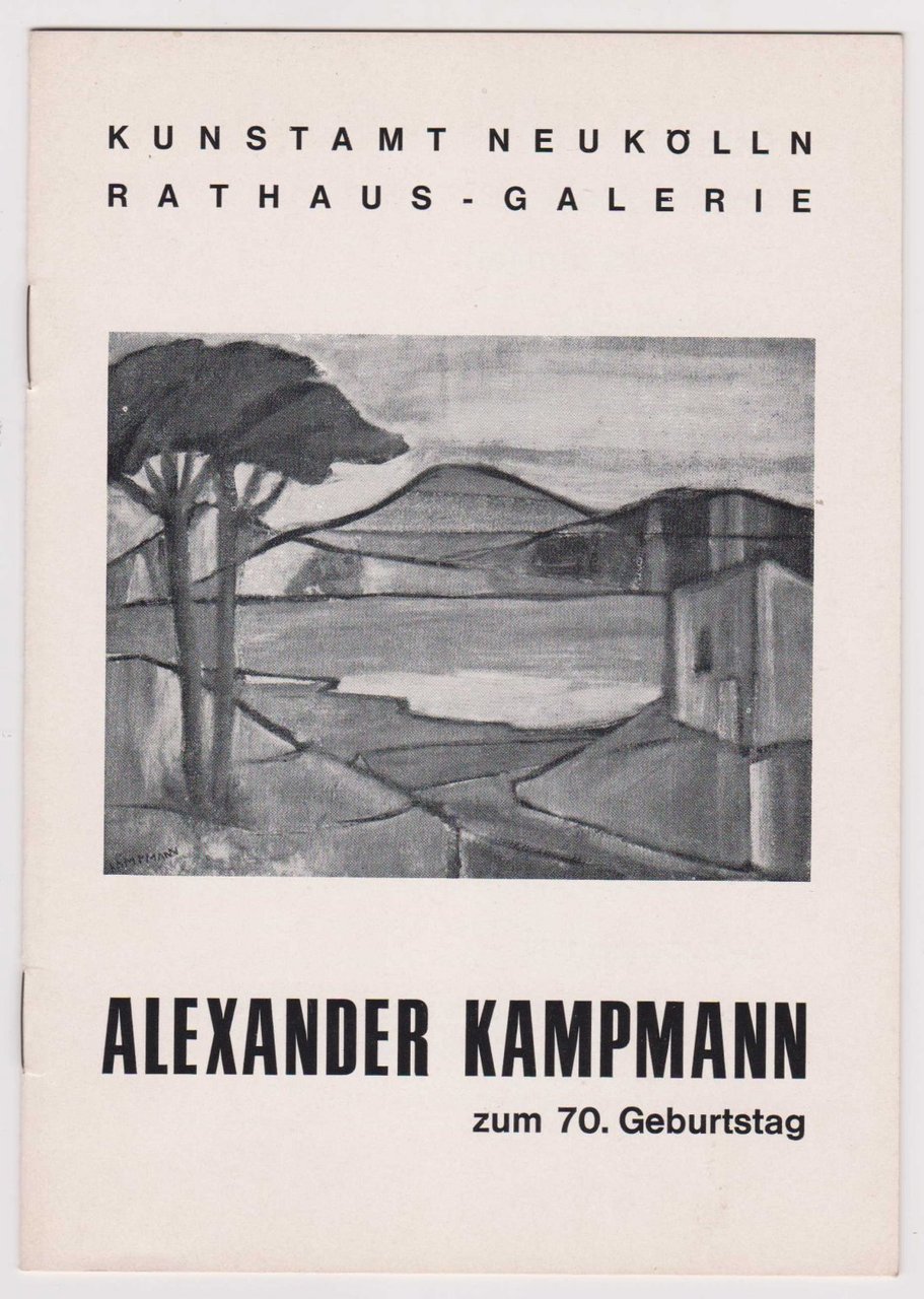 Alexander Kampmann zum 70. Geburtstag.
