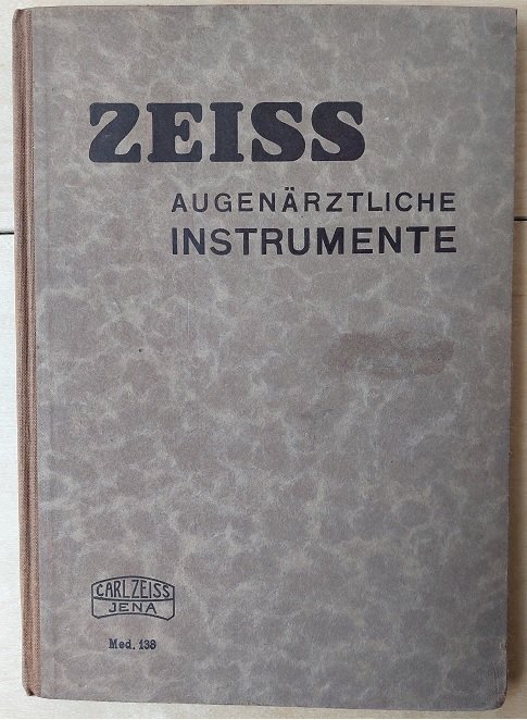 Augenärztliche Instrumente. Med 138/V.