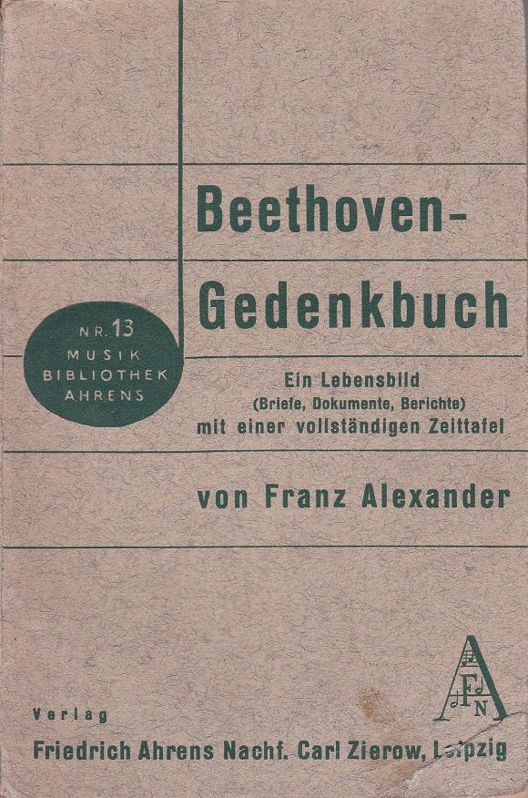 Beethoven-Gedenkbuch.