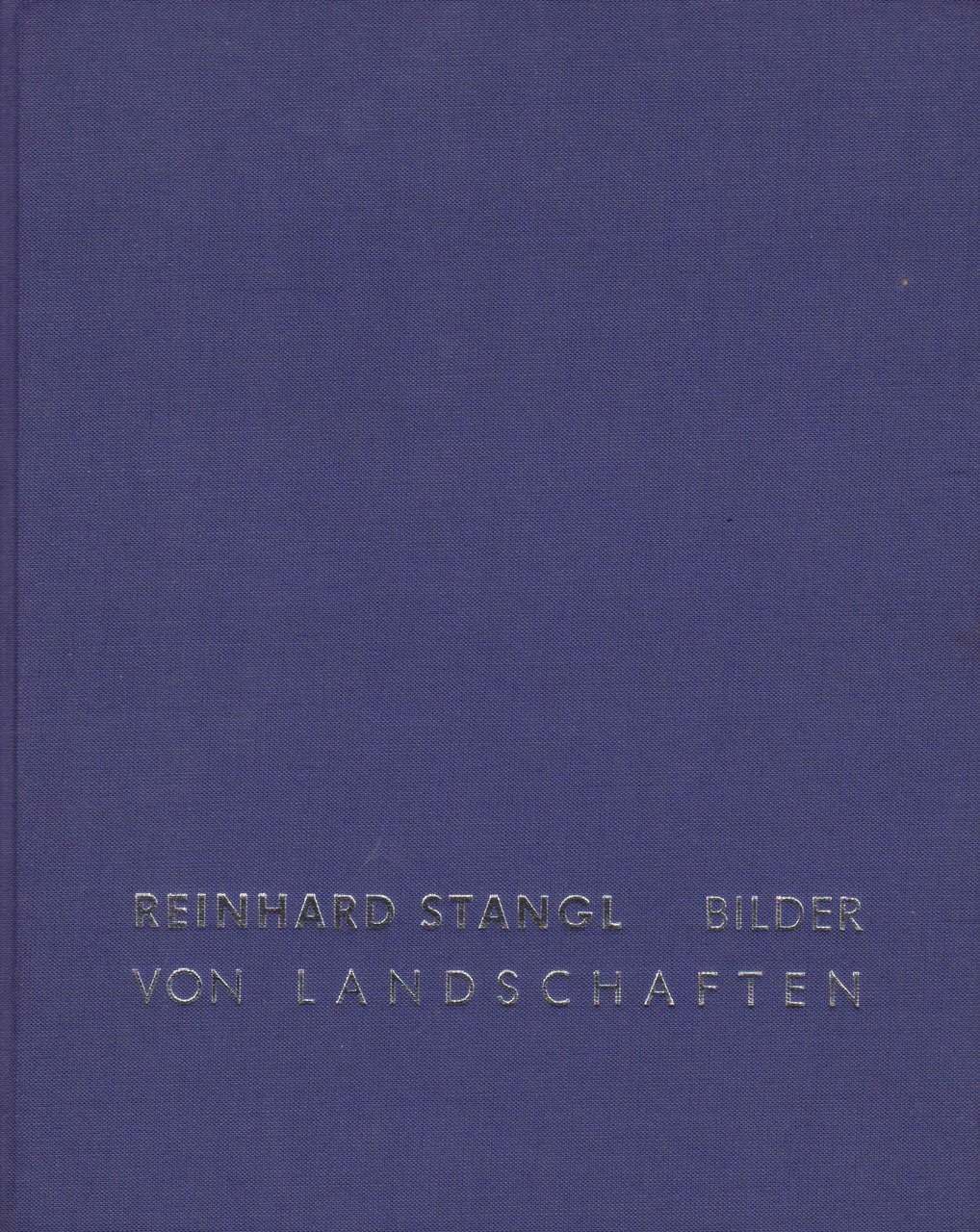 Bilder von Landschaften. (Mit Künstler-Widmung!).