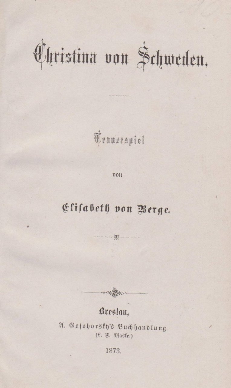 Christina von Schweden.