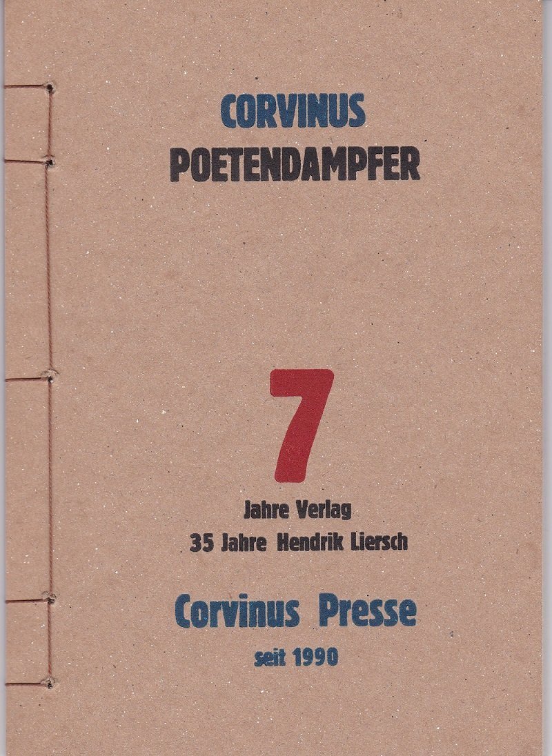 Corvinus Poetendampfer. (Deutsche Erstausgabe!).