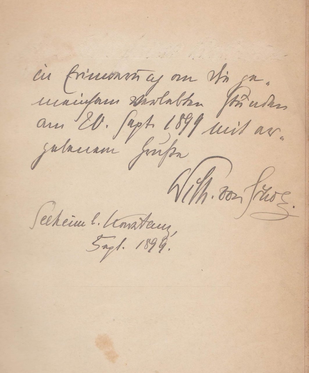 Der Gast. (Signiert!).