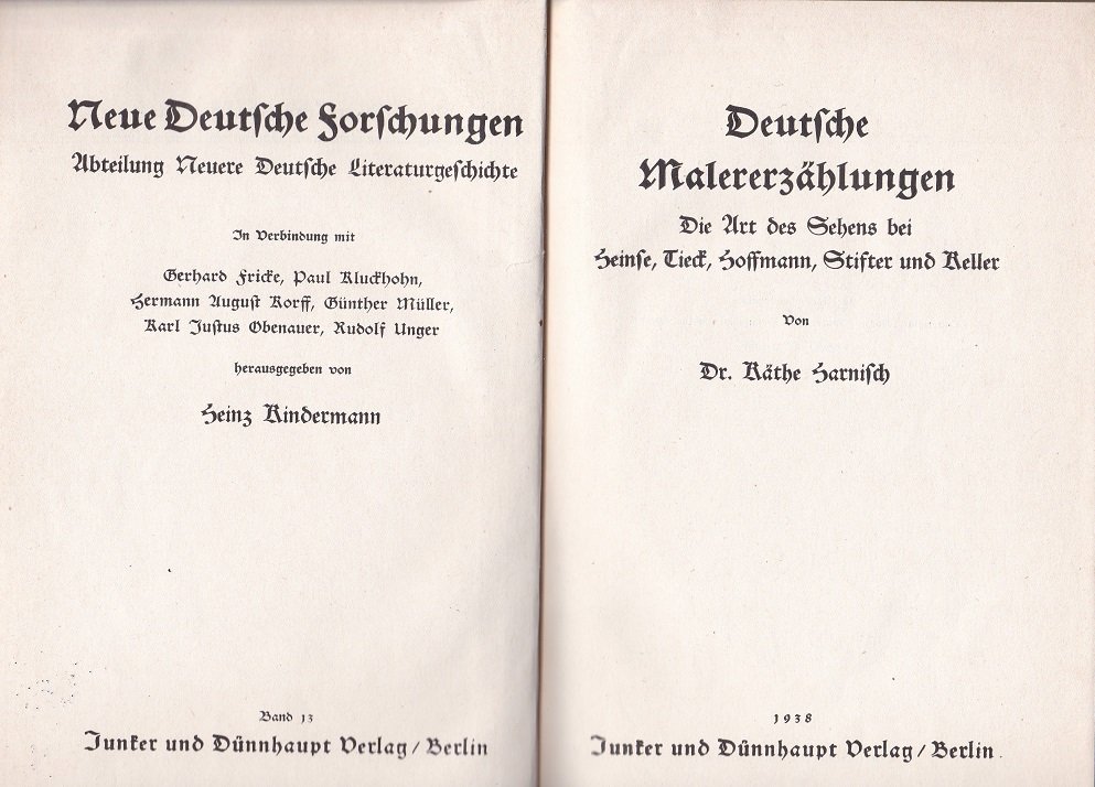Deutsche Malererzählungen.