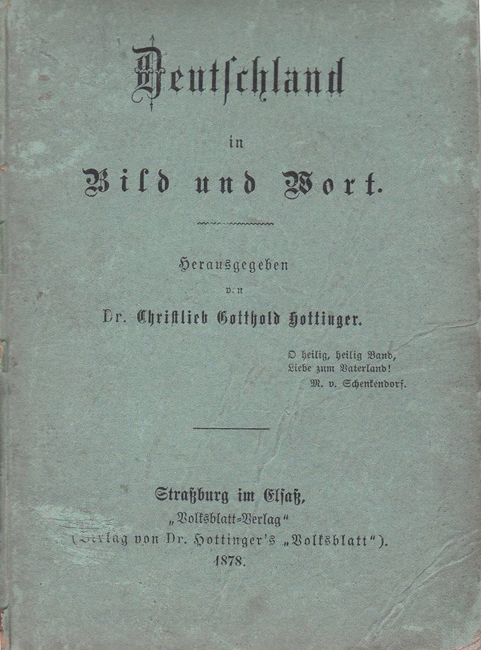 Deutschland in Bild und Wort.