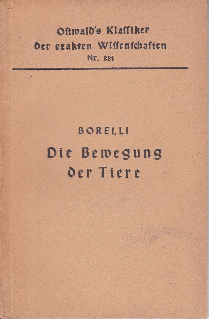 Die Bewegung der Tiere.