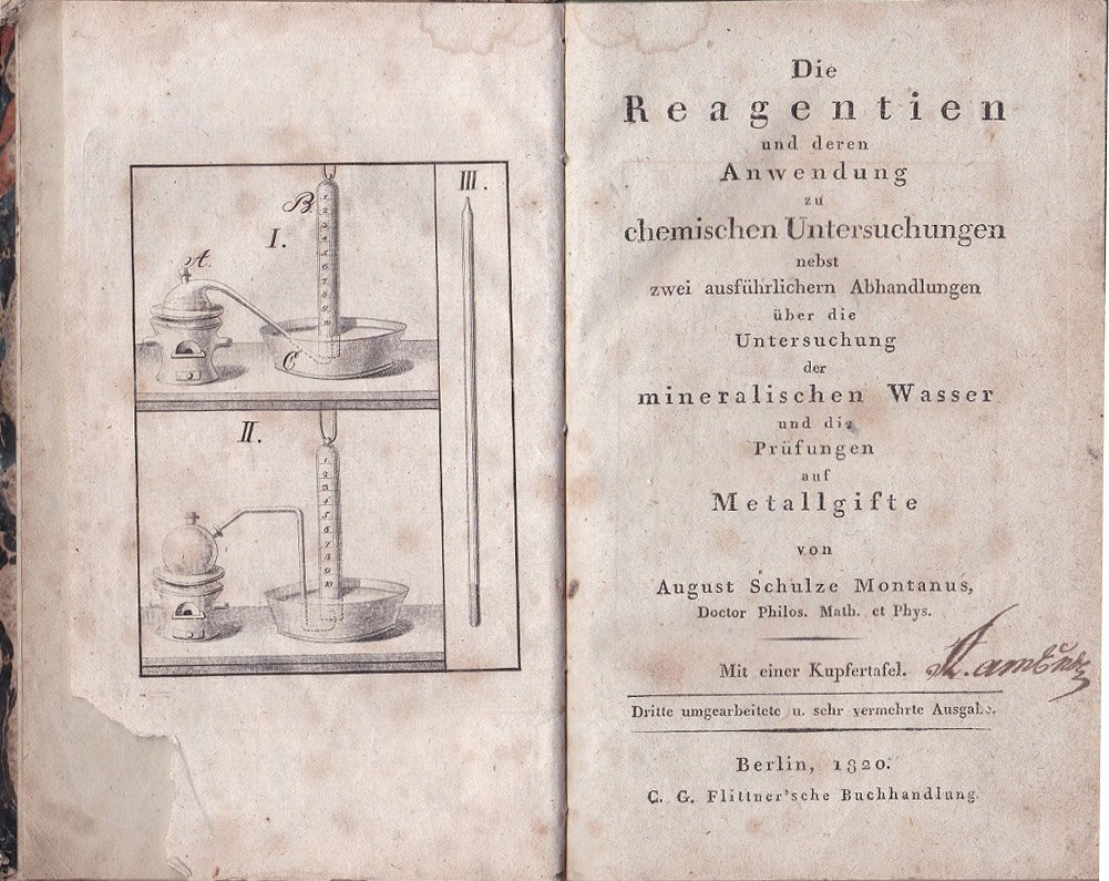 Die Reagentien und deren Anwendung zu chemischen Untersuchungen nebst zwei …