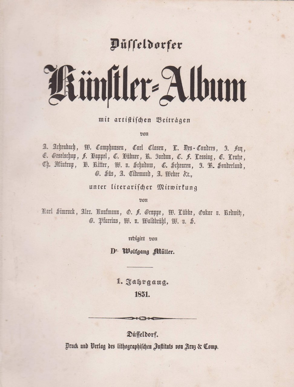 Düsseldorfer Künstler-Album