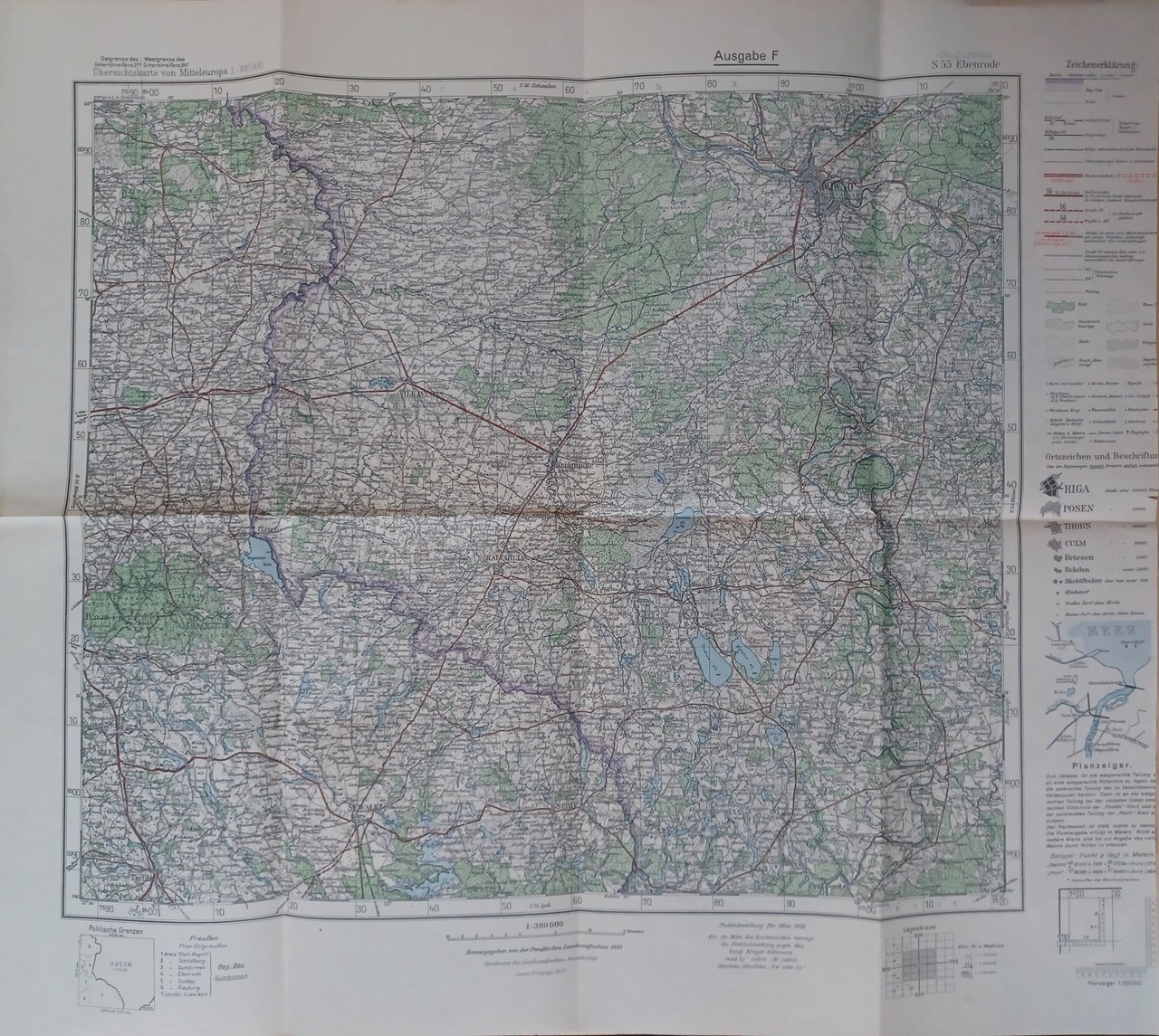 Ebenrode. S 55. Ausgabe F. (Karte).