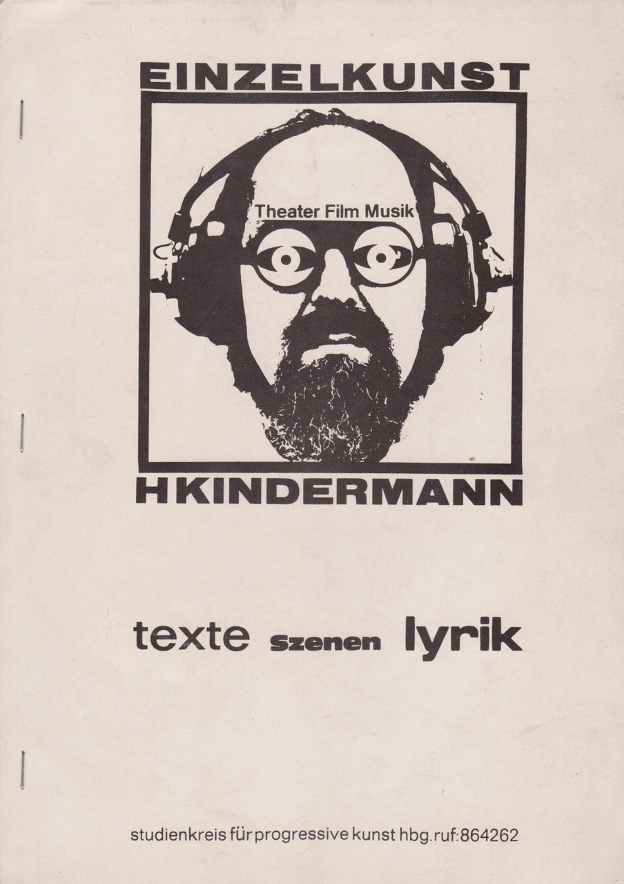 Einzelkunst. Texte, Szenen, Lyrik. (Mit beiliegender Widmung und Signatur des …