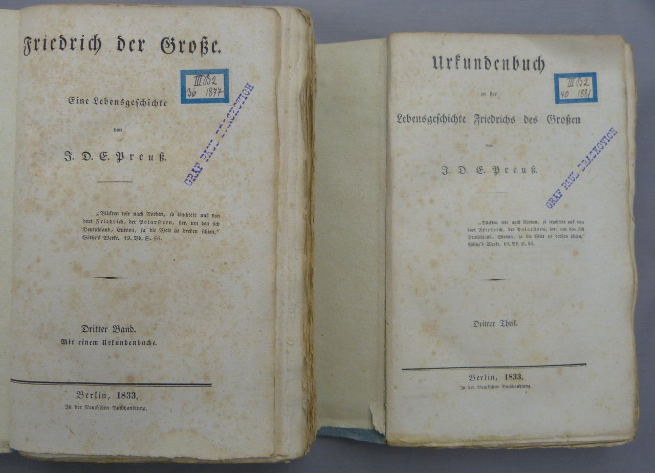 Friedrich der Große. Eine Lebensgeschichte.