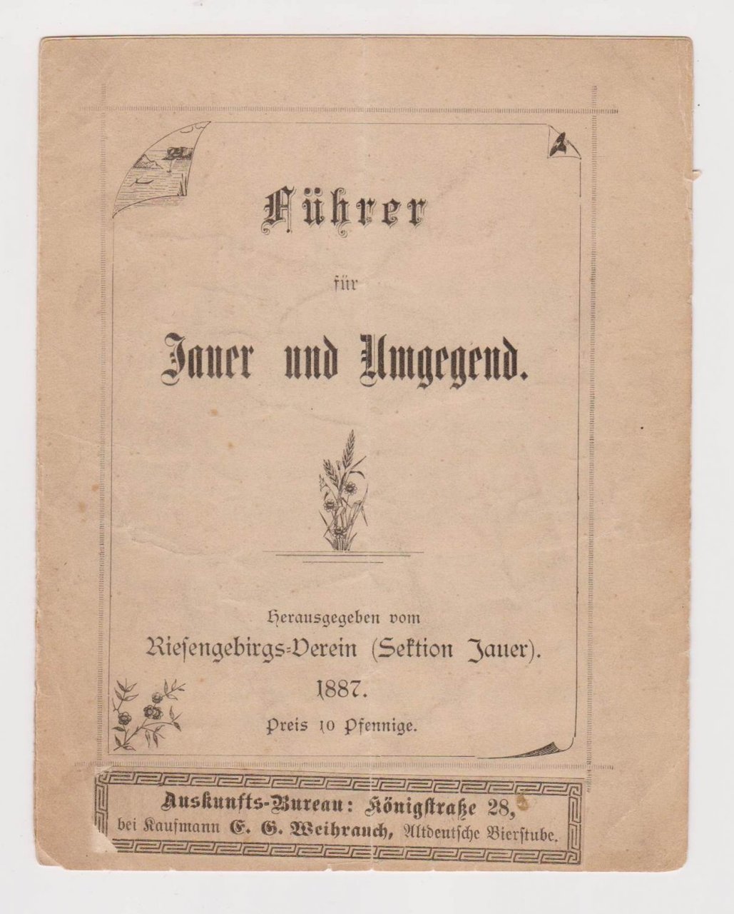 Führer für Jauer und Umgebung.