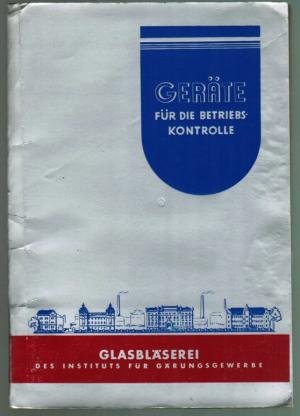 Geräte für die Betriebskontrolle. Konvolut von 14 Schriften. (Erschienen im …