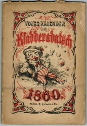 Humoristisch-satyrischer Volks-Kalender des Kladderadatsch 1860. (Originalausgabe!).