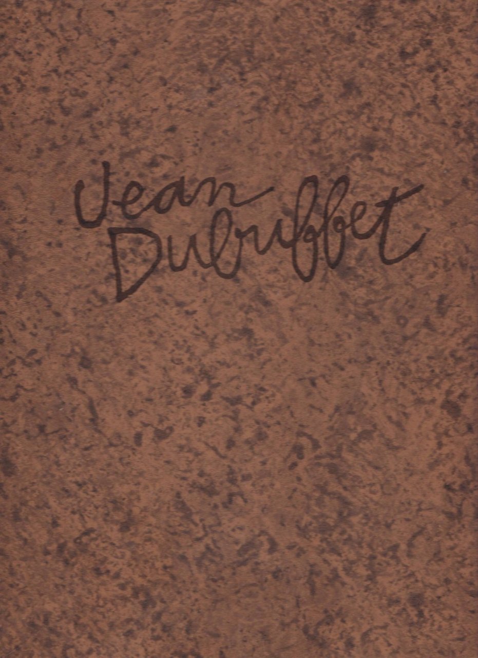 Jean Dubuffet. Empreintes. (With a dedication and signature by editor …