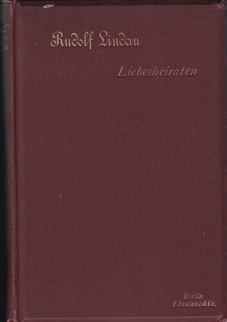Liebesheiraten.