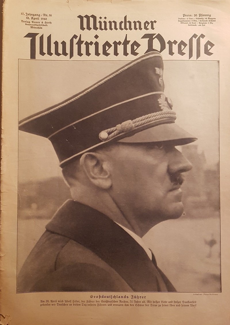 Münchner Illustrierte Presse. Nummer 16, 18. April 1940.