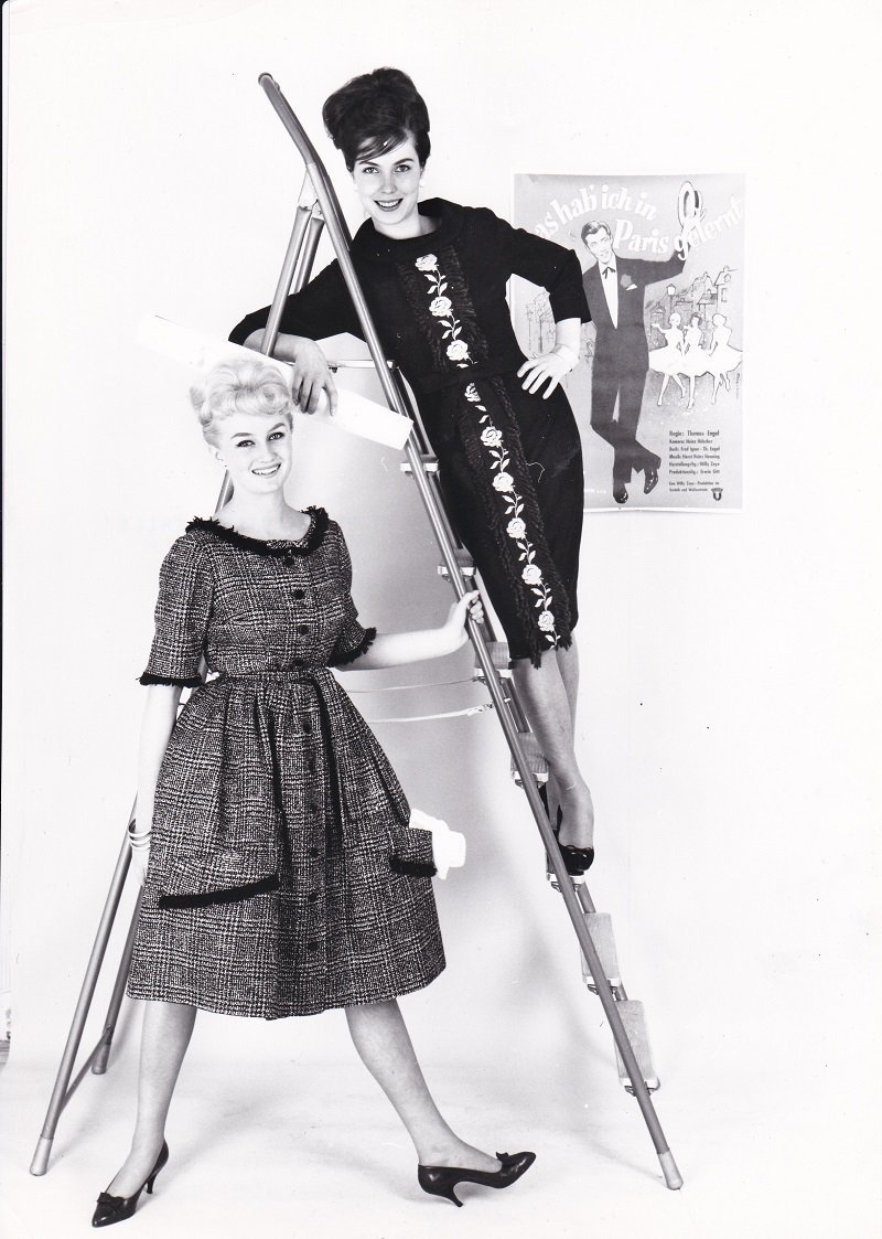 Original-Photographie im Kontext der Modephotographie der 60er Jahre.