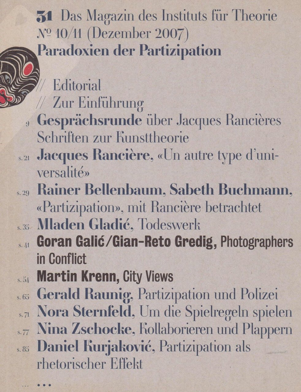 Paradoxien der Partizipation.