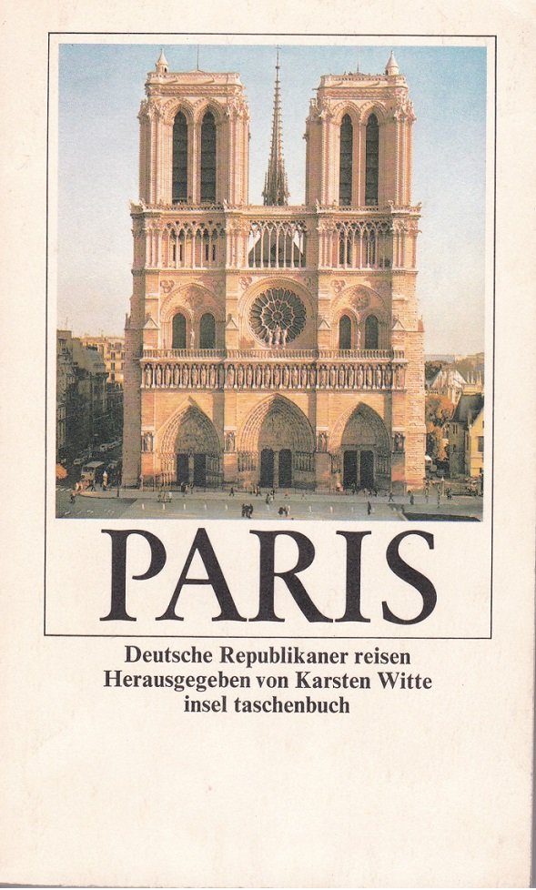 Paris. Deutsche Republikaner Reisen. (Widmung).