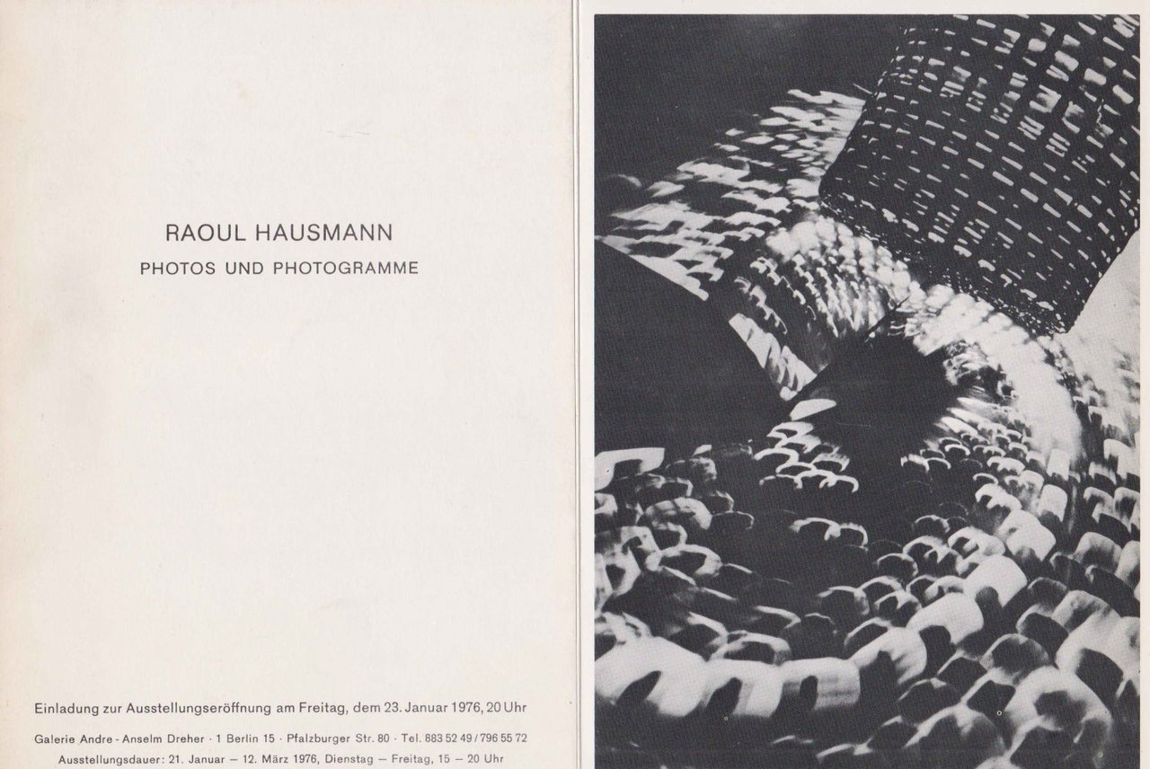 Raoul Hausmann. Photos und Photogramme.