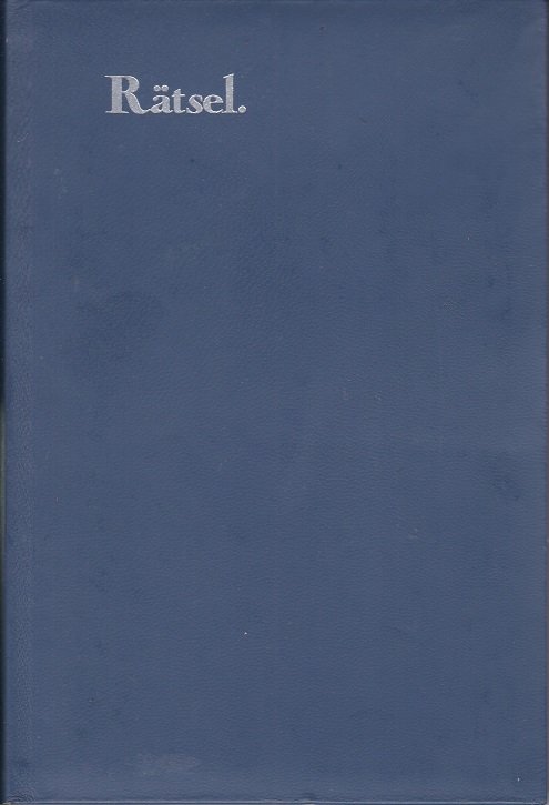 Rätsel. ich schaue in den geheimnisvollen Raum eines verschollenen Denkens, …