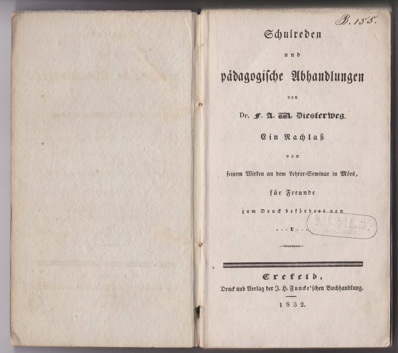 Schulreden und pädagogische Abhandlungen.