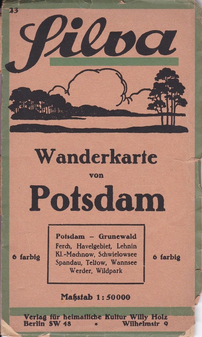 Silva Wanderkarte von Potsdam. 1 : 50 000.