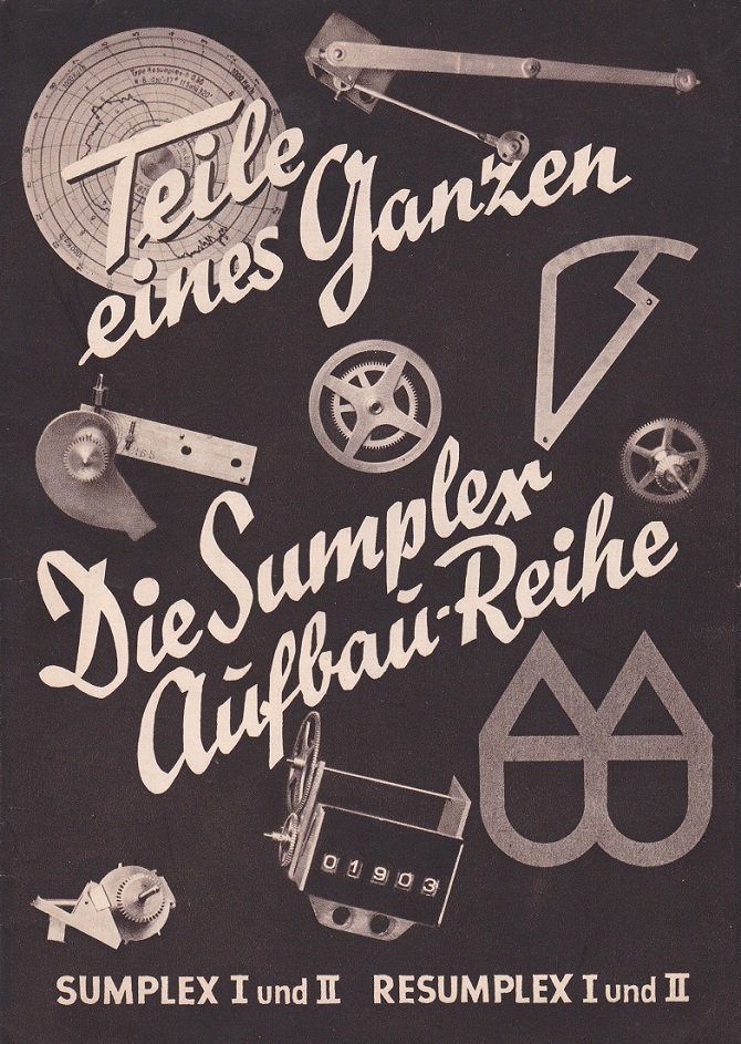 Teile eines Ganzen. Die Sumplex Aufbau-Reihe: Sumplex I und II …